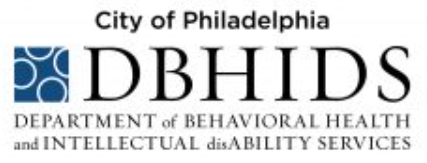 Philadelphia Department of Behavioral Health and Intellectual disAbility Services